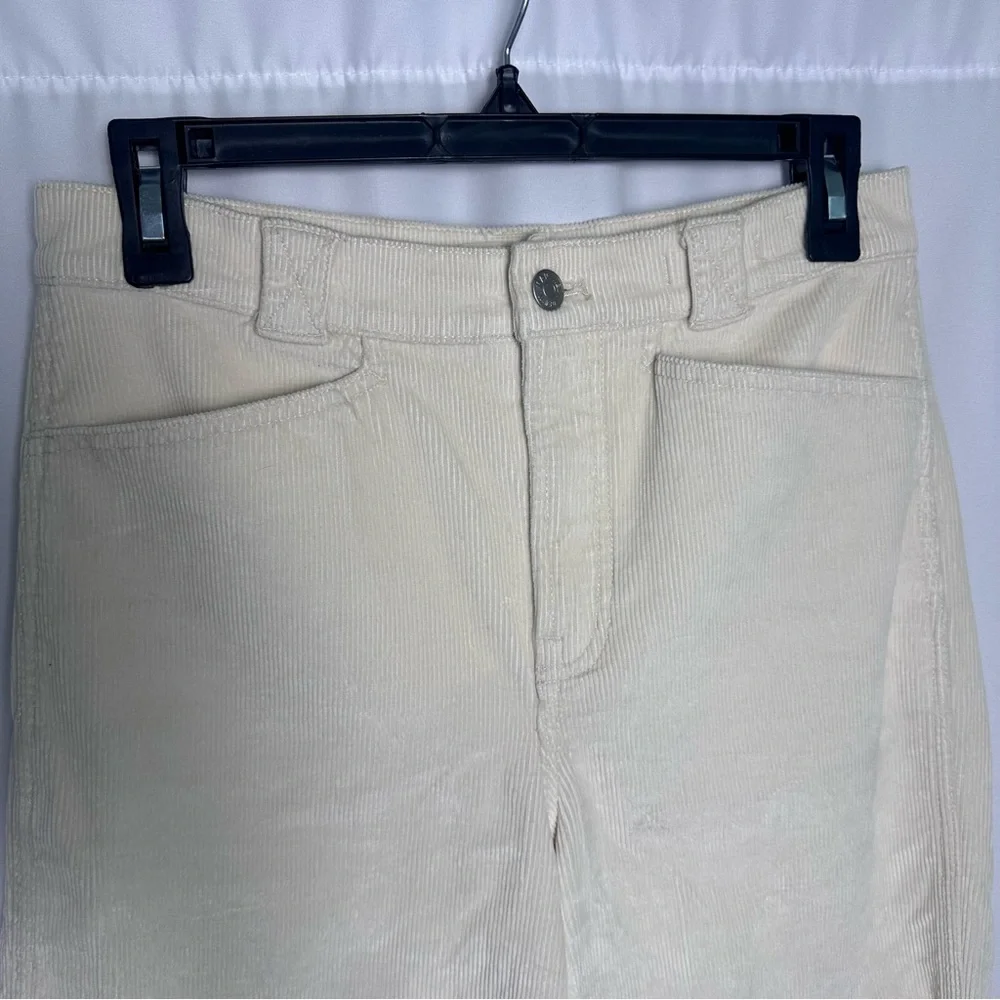 Madewell The Curvy Emmett Wide-Leg Pant in Corduroy: Welt Pocket Edition size 27 - Picture 9 of 15